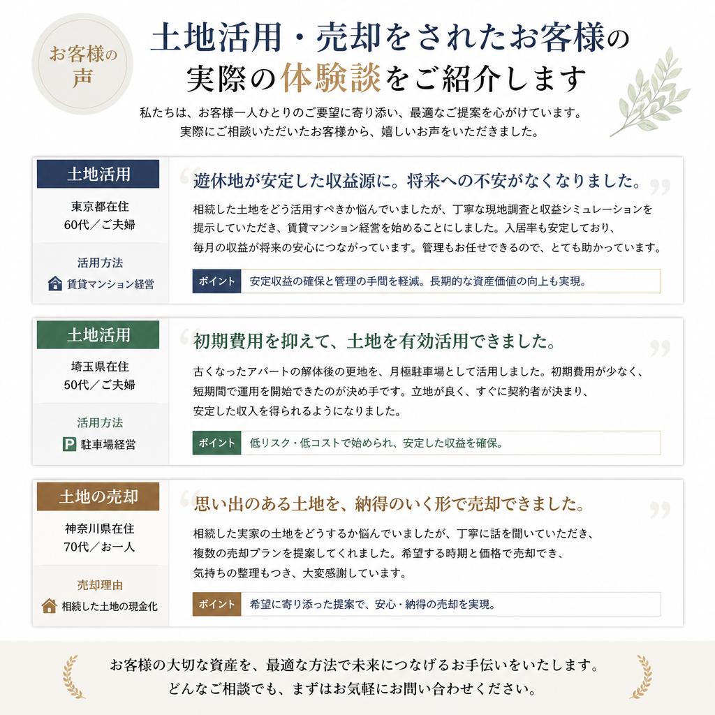 お客様の声