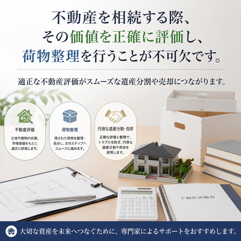 不動産評価と荷物整理の必要性