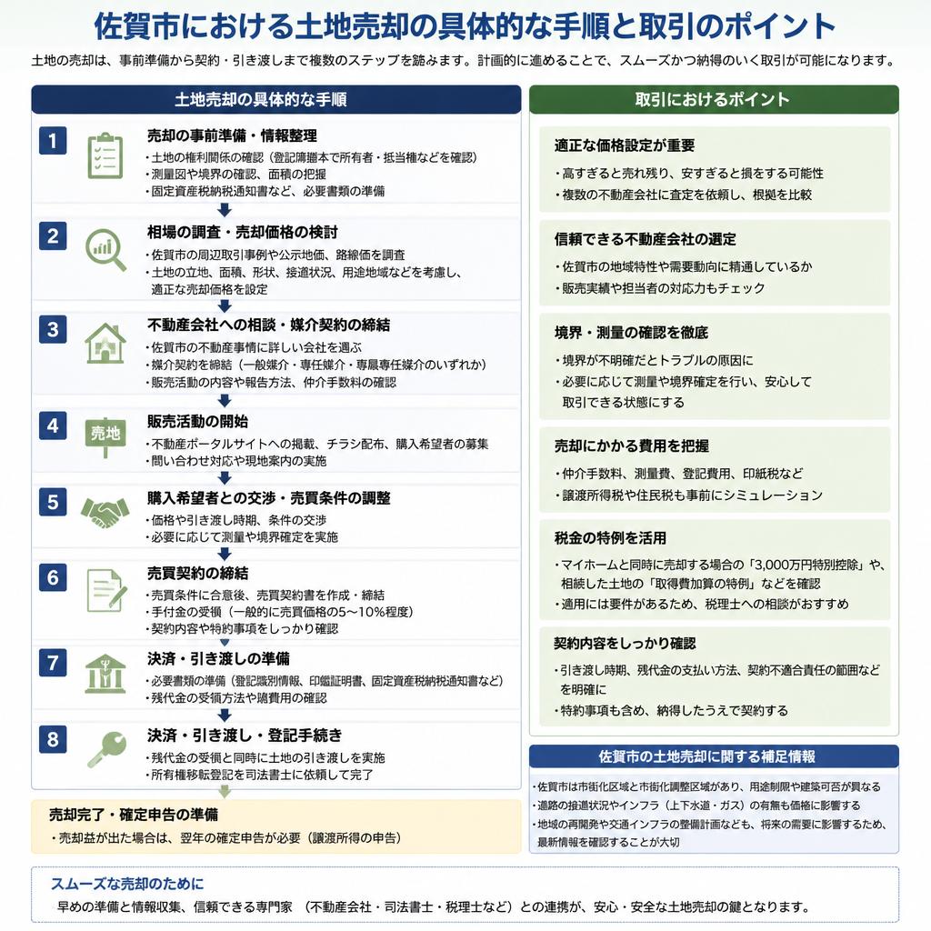 土地売却の流れ