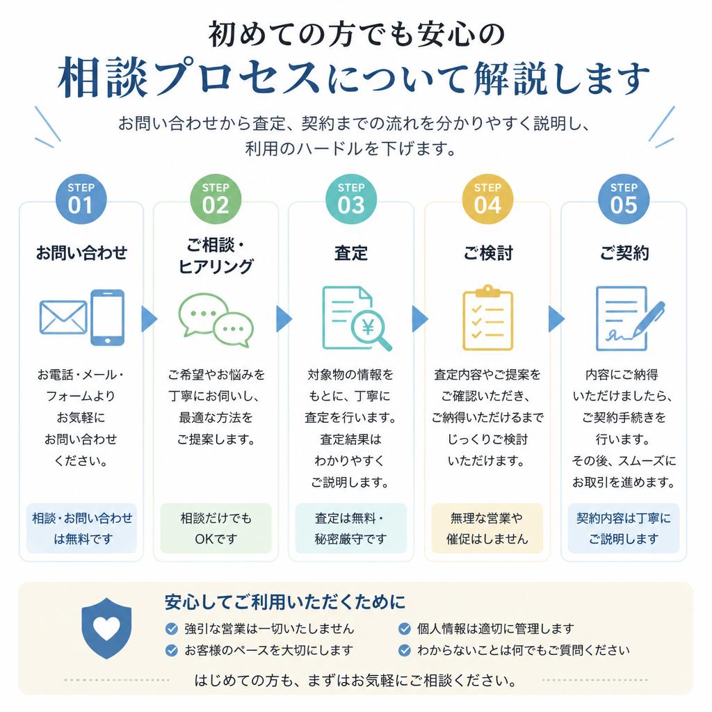 無料相談の流れ